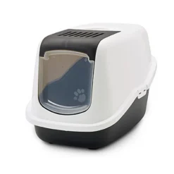 SAVIC Maison de toilette Nestor blanc noir