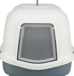 TRIXIE Maison de toilette pour chat coloris bleu Primo - Taille XXL 56 x 47 x 71 cm