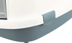 TRIXIE Maison de toilette pour chat coloris bleu Primo - Taille XXL 56 x 47 x 71 cm