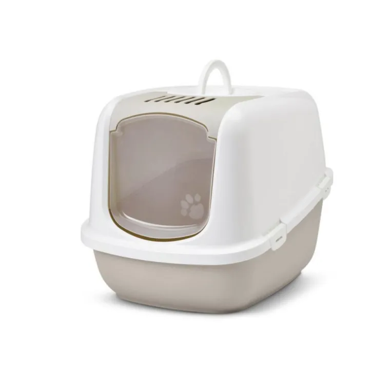 SAVIC Maison de toilette pour chat Nestor Jumbo beige