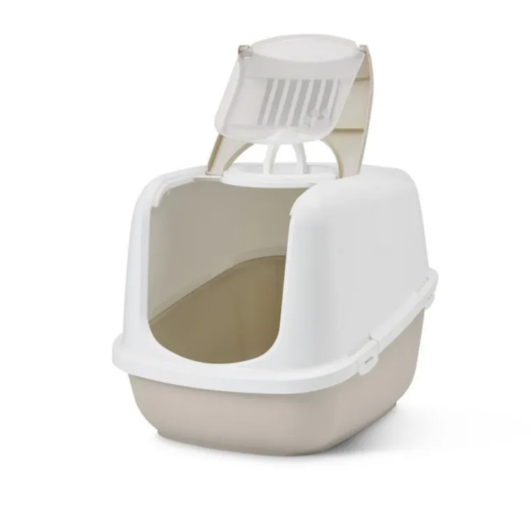 SAVIC Maison de toilette pour chat Nestor Jumbo beige