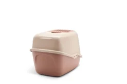 SAVIC Maison de toilette pour chat coloris champagne Nestor - 56 x 39 x 38,5 cm