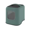ROTHO Maison de toilette pour chat coloris vert de Gui Rhoto Biala - 44,3 x 39,50 x 51 cm