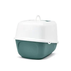 SAVIC Maison de toilette pour chat Nestor Nordic verte