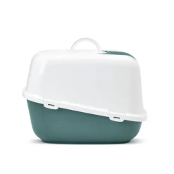SAVIC Maison de toilette pour chat Nestor Nordic verte