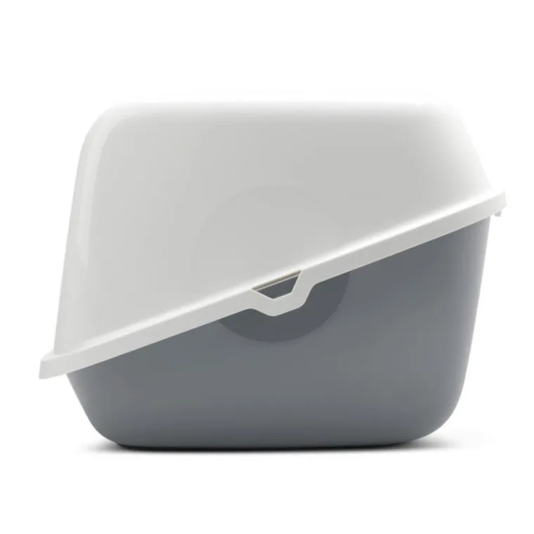 SAVIC Maison de toilette pour chat Nestor Giant coloris blanc en plastique