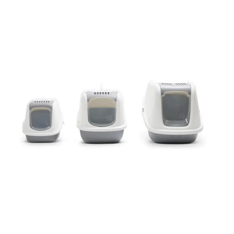SAVIC Maison de toilette pour chat Nestor Giant coloris blanc en plastique