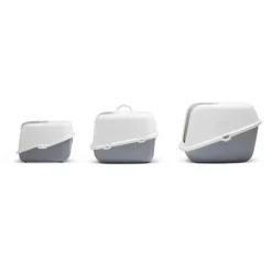 SAVIC Maison de toilette pour chat Nestor Giant coloris blanc en plastique