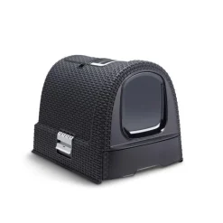 CURVER Maison de toilette pour chat ® anthracite