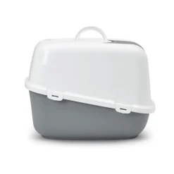 SAVIC Maison de toilette pour chat Nestor Jumbo Gris 66,5x48,5x46,5 cm