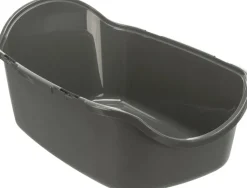 TRIXIE Maison de toilette pour chat coloris gris et vert avec couvercle recyclé Vico - 40 x 40 x 56 cm