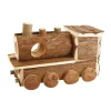 BUBIMEX Maison en bois locomotive 24 cm