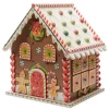 KAEMINGK Maison pain d’épices en bois calendrier de l’avent vide à remplir - 23 x 20 x 27 cm