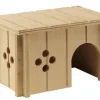 FERPLAST Maisonnette pour hamster coloris marron en bois