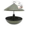 HAMIFORM Mangeoire pour oiseaux coloris gris en métal Plibi Cloiseau