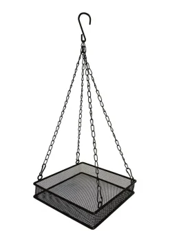 HAMIFORM Mangeoire pour oiseaux du ciel en métal coloris noir Hami form Talgan - 18 x 18 x 3,5 cm