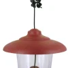 NATURE'S MARKET Mangeoire pour oiseaux Julie coloris rouge en plastique recyclé - 21,7 x 20 cm