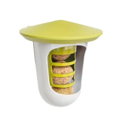 HAMIFORM Mangeoire pour oiseaux vert et blanc multi feeder
