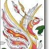 ÉDITIONS RUSTICA Marque-pages à colorier "Oiseaux de paradis"