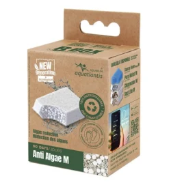 AQUATLANTIS Masse filtrante pour aquarium coloris blanc B-Box anti-algues - Taille M