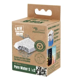 AQUATLANTIS Masses filtrantes pour aquarium coloris blanc B-Box pure water charbon actif - Taille S x 2