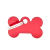 MYFAMILY Médaille basic petit os en alu rouge