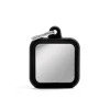 MYFAMILY Médaille hushtag carré métallisé en aluminium