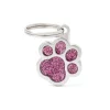 MYFAMILY Médaille shine petite patte rose