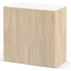 BLUE CORAL Meuble pour aquarium CIANO Emotions Pro 80 - Oak Oasis - Dimensions 80x30x50cm