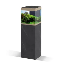 CIANO Meuble pour aquarium Emotions Pro 40 noir marbré - 40 x 40 x 138 cm
