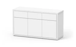 AQUATLANTIS Meuble pour aquarium en bois coloris blanc 3 portes Sublime Ultra 150 - 150 x 50 x 83 cm