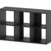 AQUATLANTIS Meuble pour aquarium en bois coloris noir Prestige 120 - 120 x 40 x 73 cm