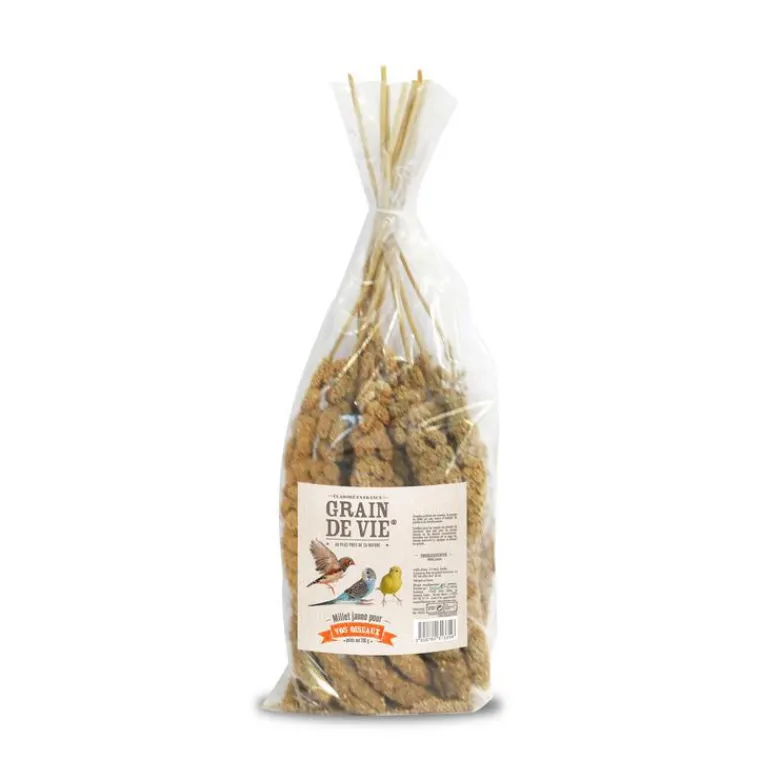 GRAIN DE VIE Millet jaune français pour oiseaux - 200 g