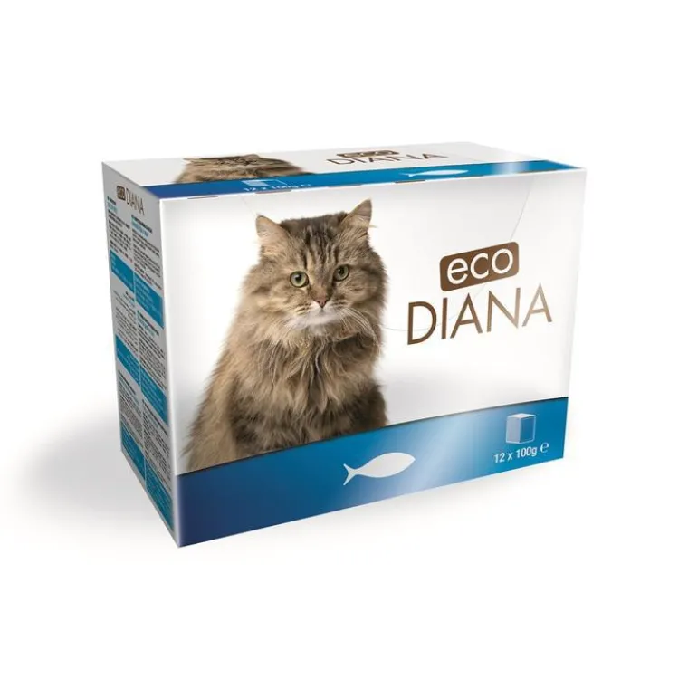 ECO DIANA Émincés au poisson - 12 pochons de 100 g