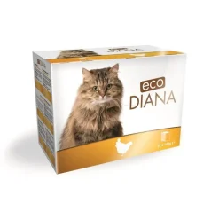 ECO DIANA Émincés au poulet - 12 pochons de 100 g