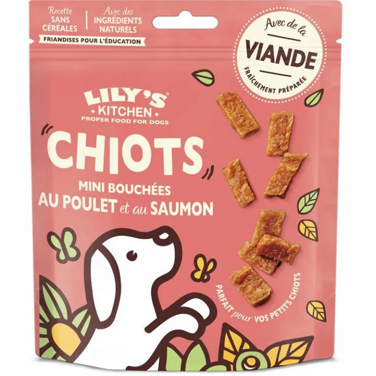 LILY'S KITCHEN Mini bouchées au poulet et saumon friandise pour chien Lily’s Kitchen - 70 g