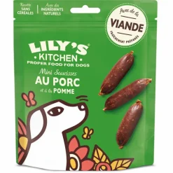 LILY'S KITCHEN Mini saucisses au porc et à la pomme friandise pour chien Lily’s Kitchen - 70 g