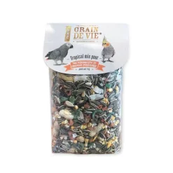 GRAIN DE VIE Mix aux fruits pour perroquets - 1 kg