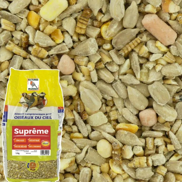 NATURES MARKET Mélange de graines suprême - 1,8 kg