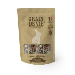 GRAIN DE VIE Mélange sans céréales pour lapins – 460 g