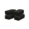 BLUE CORAL Mousse au charbon actif pour filtre TETRA CF 400/600 Plus - lot de 4 pièces