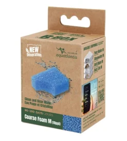 AQUATLANTIS Mousse de filtration grosse pour aquarium coloris bleu B-Box coarse foam - Taille M