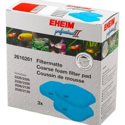 BLUE CORAL Mousses filtrantes bleues, gamme pro, EHEIM Expérience 350/2226 à 2128 - lot 3 unités