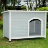 Niche pliable coloris gris/blanc taille M - 103 x 63 x 73,3 cm