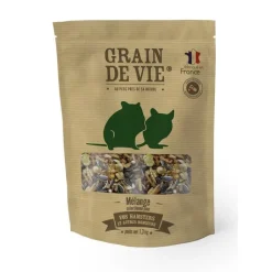 GRAIN DE VIE Nourriture aux aliments complets pour hamsters et rongeurs - 1,3 kg