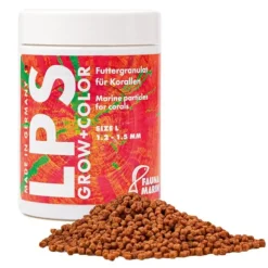 BLUE CORAL Nourriture coraux LPS Grow and Color, formule enrichissante - FAUNA MARIN - 250ml 145g