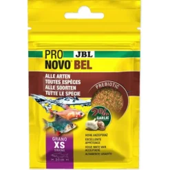 BLUE CORAL Nourriture granulée pour poissons, extra-small, JBL ProNovo Bel Grano XS - 18g/20ml