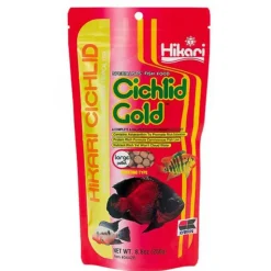 BLUE CORAL Nourriture poissons aquarium enrichie - HIKARI AQUARIUM Cichlid Gold Large - 250g