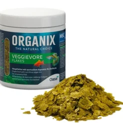 BLUE CORAL Nourriture poissons herbivores, Organix Veggievore Flakes - OASE AQUARIUM - 250ml