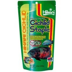 BLUE CORAL Nourriture pour poissons cichlid, grande taille, HIKARI AQUARIUM - Staple Large - 250g